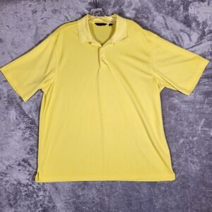 Walter‎ Hagan Essentials Polo Shirt Men's XL Yellow Golf Shirt
